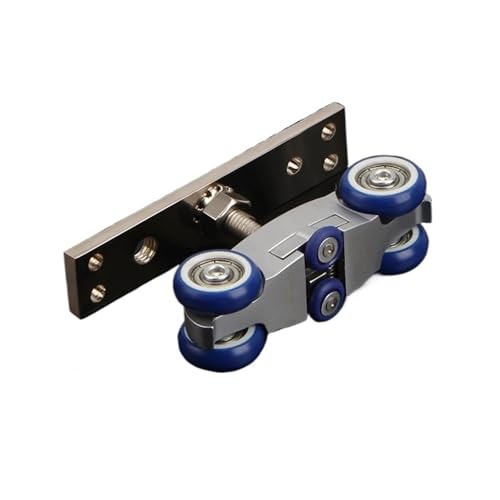 Roue de suspension pour porte pliante en bois kit de ferrure de separation rail coulissant