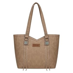 Montana West Wrangler Tote Bag for Women Top Handle Ladies Shoulder Bags