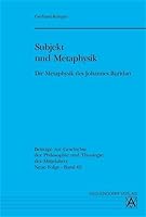 Subjekt und Metaphysik : Die Metaphysik des Johannes Buridan 3402040158 Book Cover