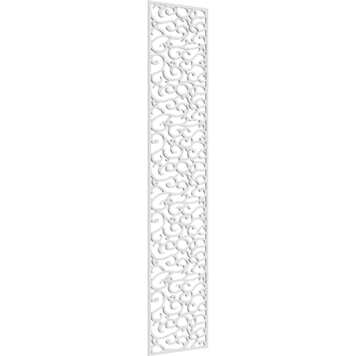 Image of 19 3 /8 inchW x 79 3 /8 inchH x 3 /8 inchT Walker Decorative Fretwork Wall Panels in Architectural Grade PVC