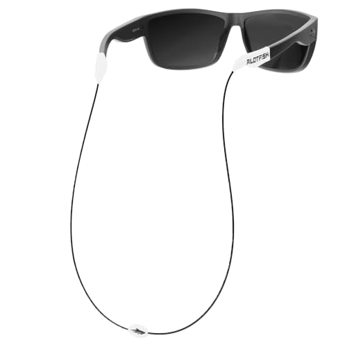 Image of Pilotfish Wire Sunglasses Strap, No-Tail Eyewear Retainer for Glasses, Secure Eyeglass Holder for Sports and Outdoors