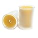 Bluecorn Beeswax 8.5oz 100% Pure Raw Beeswax Glass Candle (Frosted, 1)
