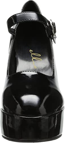 Ellie Shoes 5" Chunky Heel with 1.5" Platform Black Mary Jane2