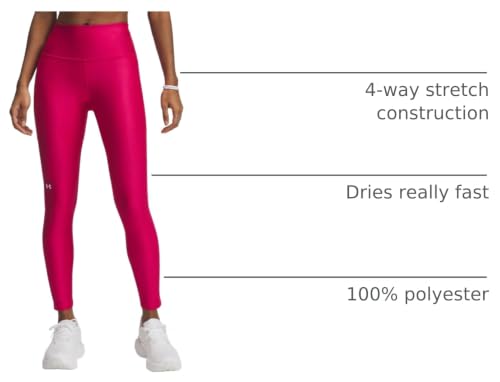 Image of Under Armour Women's HeatGear Armour High Waisted Ankle No-Slip Leggings