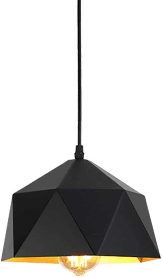 Luminaire léger de lampe suspendue chic avec finition métal raffiné