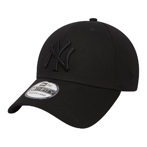 New Era NY Yankees 39 Thirty - Gorra para Hombre, Color Negro (Black/Black), Talla S/M