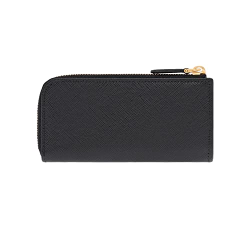 Prada Portachiavi Ganci Nero Black Vitello Move Leather Keyholder Wallet 1Pg604 #TOP1