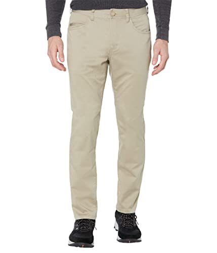 Rhone Men's Everyday Five Pocket Pant, Stretch Twill Fabric, (Khaki, 33W x 33L)
