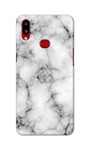 Image of Light White Marble Texture Natural Pattern Hard Back Case Cover for Samsung Galaxy A10s / Samsung M01s, SM-A107F / DS, SM-A107M / DS Back Cover -(J5) VNS2230