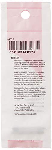 Weller Mt1 -.031" /.8 Mm Conical Tip For Sp23 / Sp25 Series Irons, Black #TOP2