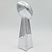 Mascotwish Fantasy Football Trophy-1- Ultimate Fantasy Football Trophy Realistic Fantasy League Winner's Cup Bright Silver Lombardi Trophy Elegant and Durable Design-3 Sizes