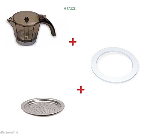 Caraffa + guarnizione + filtro alicia de longhi 6