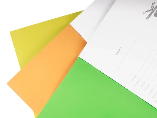 Set 6 Quaderni A4 Maxi Plus Fluo – Carta 100 G/m², Quadretti 4 Mm, Colori Assortiti