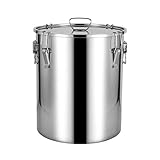 barril aceite segunda mano ● tanque de fermentación sellada multifuncional está hecho de acero inoxidable, resistencia a la corrosión, alta resistencia a la temperatura, segura y duradera,
