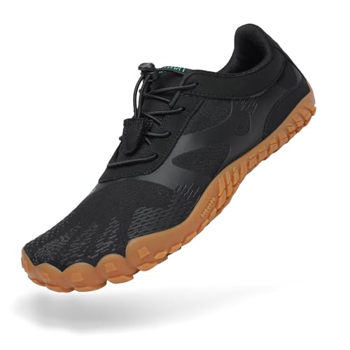 Image of SAGUARO Womens Mens Barefoot Shoes Minimalist Trail Runner Wide Toe Box Zero Drop Outdoor Cross Training Shoe