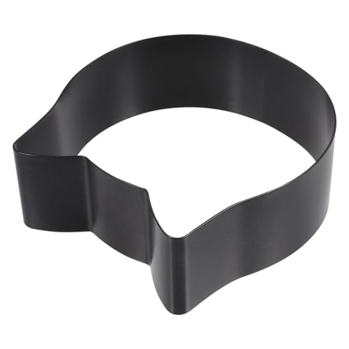 HEMOTON Molde para tostadas con cabeza de gato, antiadherente, para magdalenas de 5,5 x 6 pulgadas, fácil de limpiar, accesorios de cocina para hornear tostadas creativas