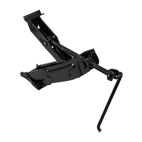 SOPOTUTU Cric a Manovella Portatile a Forma Di z in Acciaio Resistente 1,7t Per Auto, Suv, Camper e Roulotte Sollevamento Stabile e Martinetto Manuale Compatto
