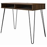 Ameriwood Home Owen Computer Desk with Storage, Florence Walnut