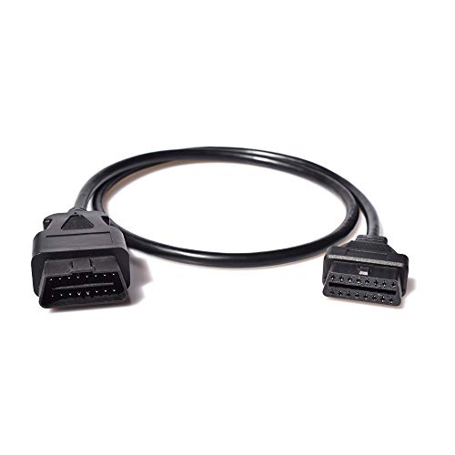 Vgate OBD2 16 Pin Male to Female Extension Cable Wire, Car Diagnostic Extender Cord for OBD-II Scanner
