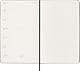 Moleskine Wochen-Notizkalender 2025-2026, 18-Monats-Wochenplaner mit Notizplatz, Harte Einband und Gummiband, Großformat 13 x 21 cm, Schwarz