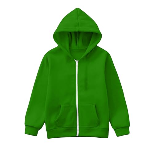 Boys School Uniform Hoodies Solid Zip Up Long Sleeve Sweatshirt Oversized Hooded Pullover Tops Athletic Sports Outwear Coats3