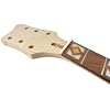 Maple Guitar Neck, 24.75 Scale Electric Guitar Neck 24 Fret with Rosewood Fingerboard - Bolt-On Heel Soild Wood
