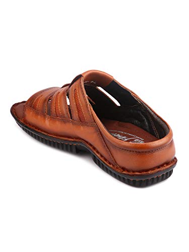 Image of Red Chief Genuine Napa Leather Casual Slip-On Slipper for Men | RC7014