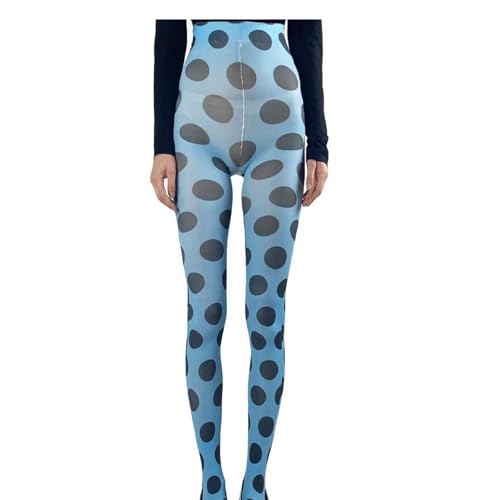 Image of Vintage 60s Printed Funky Tights for Women Y2K Tie Dye Mesh Pantyhose Skinny Body Shaping Leggings Streetwear