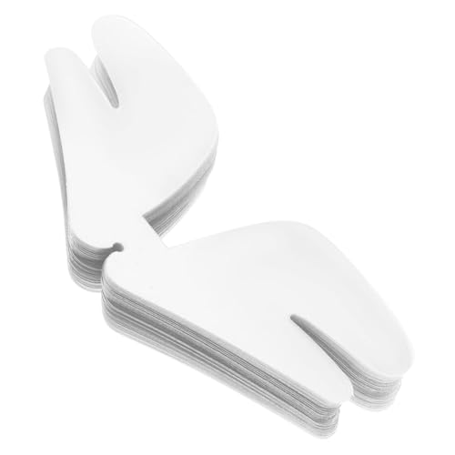 LIGIGWASH 100 Piezas Unidades Soportes de Collar para Camisas de Hombre Plástico Transparente Duradero Refuerzo para Cuello de Camisa Diseño Resistente y Portátil