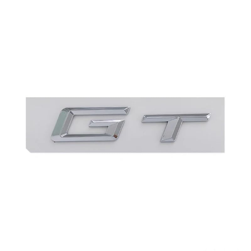 Décoration de logo GT en ABS injecté au relief précis pour finitions BMW F25 F21 E36 E39