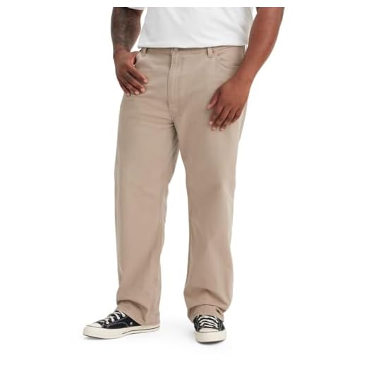 Levi's Calça jeans masculina 505 de modelagem regular (sazonal), (Novo) Cinza-acastanhado deserto, 44W x 29L Big Tall