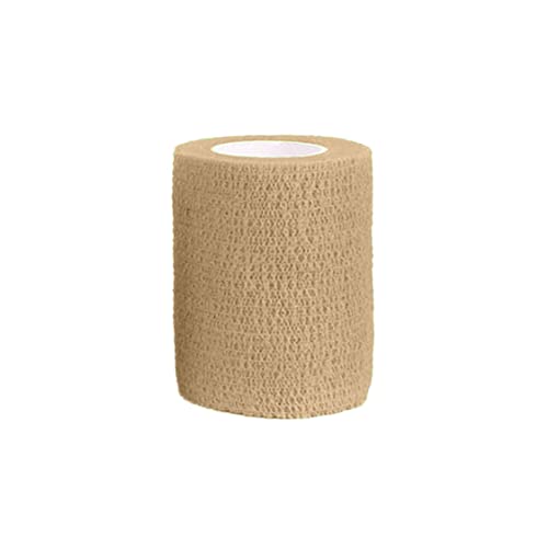 Ever Ready First Aid Self Adherent Cohesive Bandages 3" X 5 Yards - 12 Count, Tan #TOP3