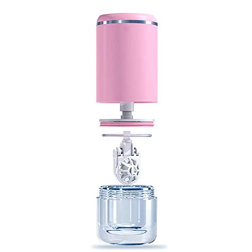 Contact Lens Cleaner, Ofone Portable Contact Lens Cleaning Machine,Fast Vibration Cleaning Device,Kit Daily Care for Soft Contact Lenses(Pink)