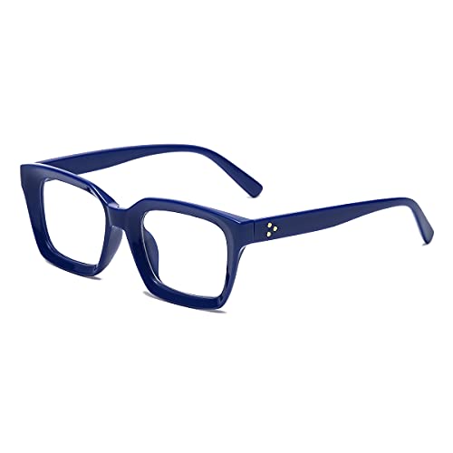 Image of JOVAKIT Non Prescription Glasses for Women Men Fashion Square Frame Eyeglasses