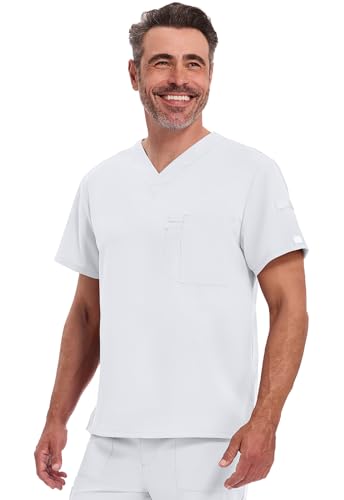 Image of Dickies EDS Essentials Men Scrubs Top Tuckable V-Neck DK635