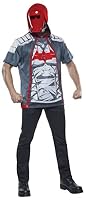Rubie's Men's Batman: Arkham Knight Red Hood Costume Top, Multicolor, Large