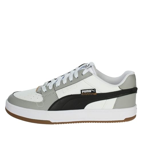 Puma Unisex Adults Puma Caven 2.0 Vtg Sneakers, Puma White-Puma Black-Smokey Gray, 38.5 EU
