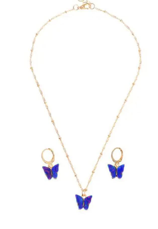 See full amazon price history chart for COSMOS SYSTEMS� Pretty Blue Butterfly And Gold Chain Beautiful Necklace For Girls And Women. COSMOS SYSTEMS� Pretty Blue Butterfly And Gold Chain Beautiful Necklace For Girls And Women. (B09N7LRQ12) Amazon Price History, Amazon Price Tracker