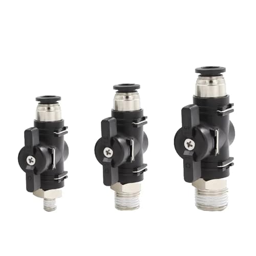 Raccord rapide pneumatique à une touche vanne manuelle BL 16mm