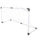 HERCHR Soccer Goal Kits, Soccer Training Equipment Portable Soccer Goals Set of Football, Silver Peg, Goal Net, Pipe, Corner Connection Pipe