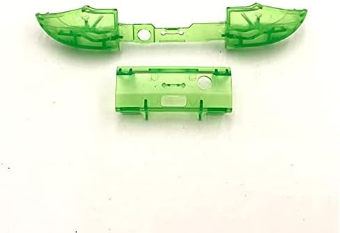 LB RB Trigger Bumper Button for Xbox Series S X Controller Left Right Trigger Button & Guide Surround (Clear Green)