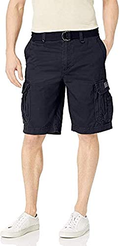 krystle Men's & Boy's Regular fit Stylish Cotton Cargo Shorts (Navy Blue)-picture-36