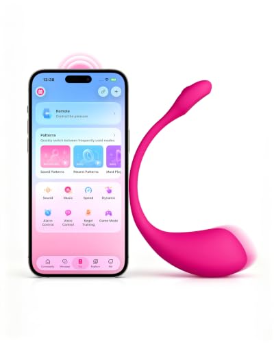 LOVENSE Lush 2 Vibro ei mit Fernsteuerung, G Punkt Vibration fĂĽr Frauen