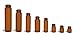 4 dram Amber Glass Vials (Bulk), Caps NOT Included