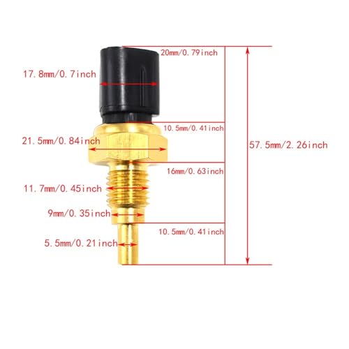 Sensor de temperatura del agua de alta precisión para Honda CBR 2