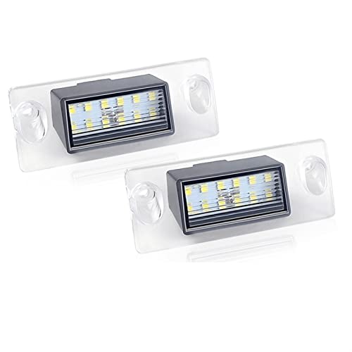 Luces de matrícula con ajuste hermético para Audi A3 8L y S4 Avant juego de dos piezas