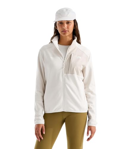 THE NORTH FACE Damen Performance Fleece Full Zip Jacke, White Dune Light Heathe, L – Ansicht 1