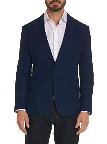 Robert Graham Ashdon Woven Jacket Navy 48R