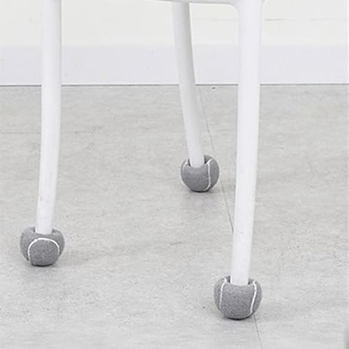 Pelotas de tenis para silla que evitan ruidos y rayones con fieltro protector 3