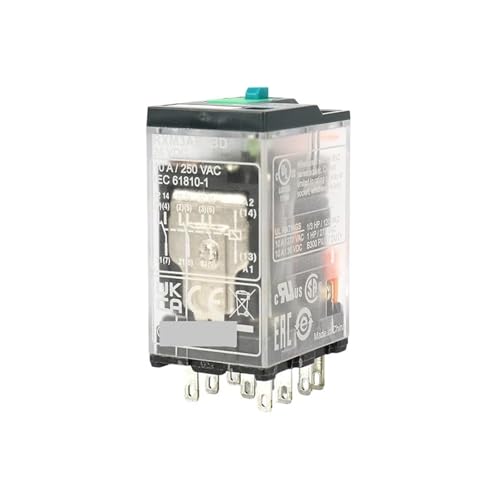 Relé electromecánico compacto RXM3AB2 24VDC 230VAC para automatización industrial 4